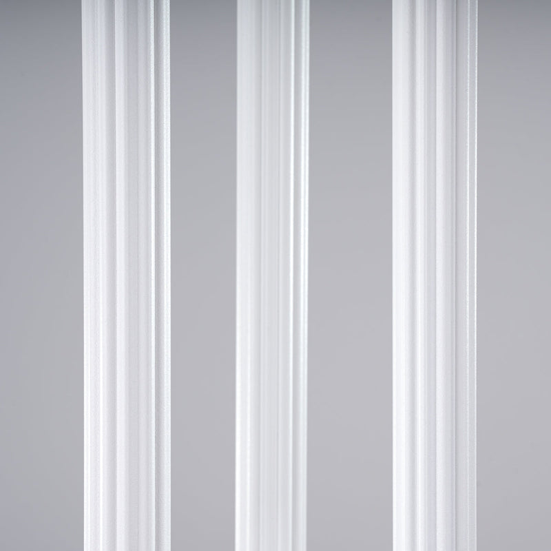 Suspension Design Cannelé 3P blanc