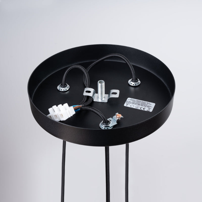 Suspension Design Cannelé 3P noir