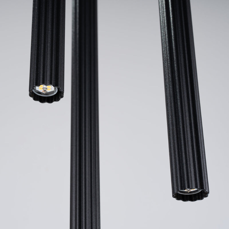 Suspension Design Cannelé 3P noir