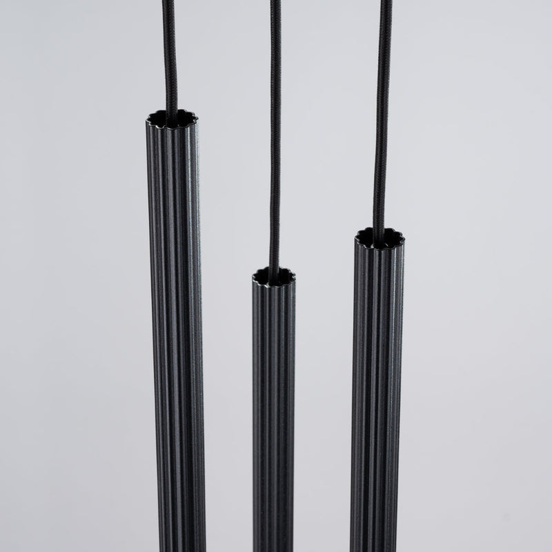 Suspension Design Cannelé 3P noir