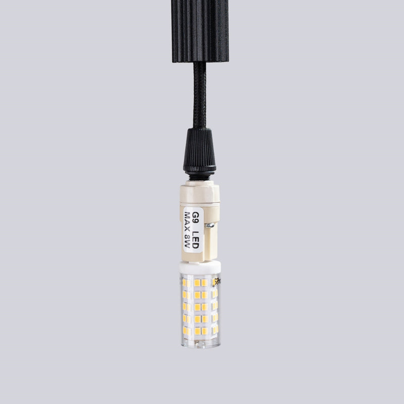 Suspension Design Cannelé 3P noir