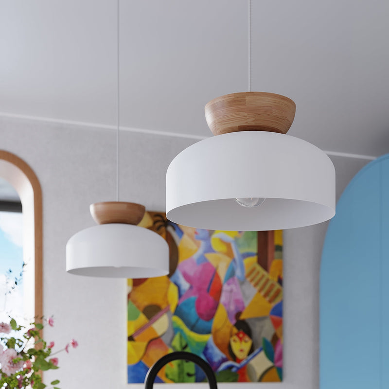 Suspension Douceur Bois blanc