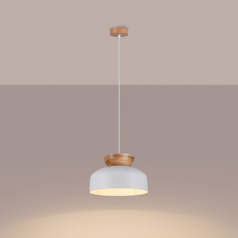 Suspension Douceur Bois blanc