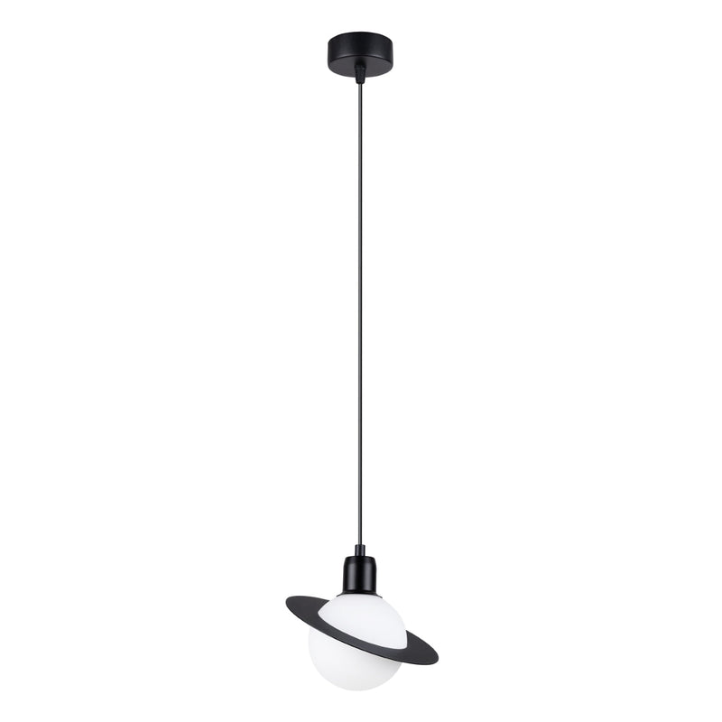 Lampe suspendue Saturne 1 noir