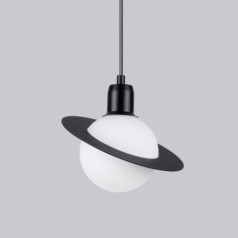 Lampe suspendue Saturne 1 noir