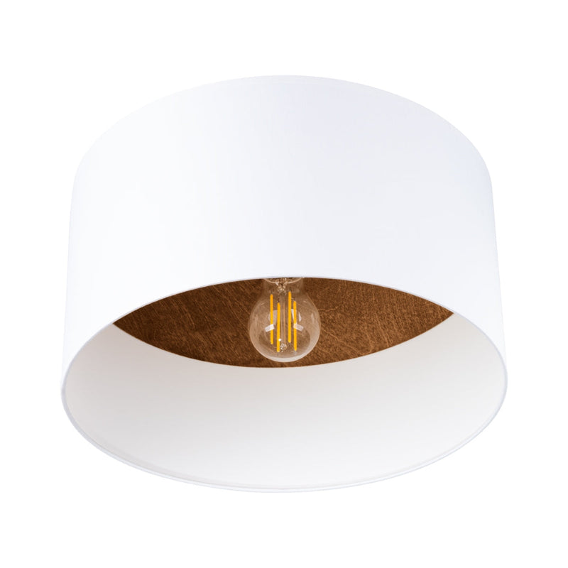 Plafonnier Bois Intérieur blanc/marron foncé
