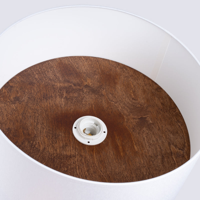 Plafonnier Bois Intérieur blanc/marron foncé