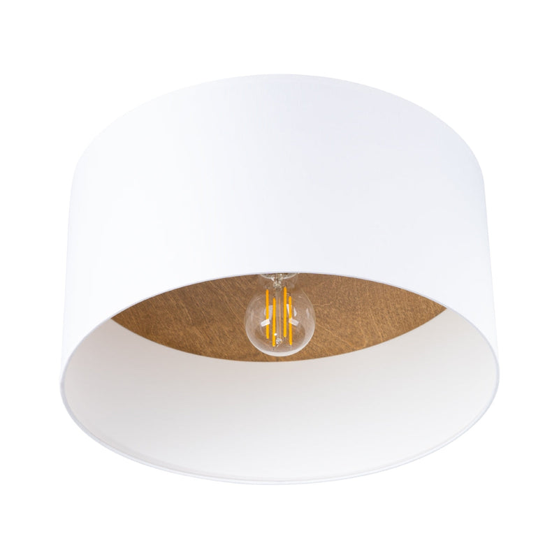 Plafonnier Bois Intérieur blanc/marron clair