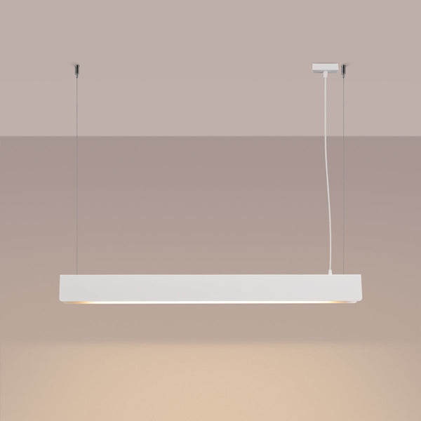 Lampe suspendue Barre Moderne blanc