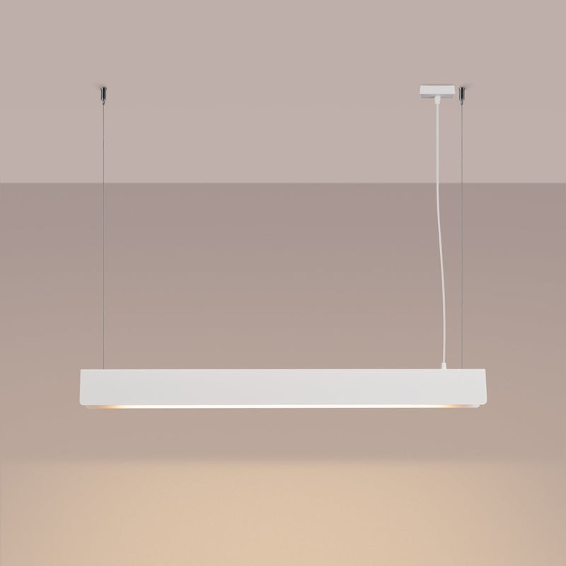Lampe suspendue Barre Moderne blanc