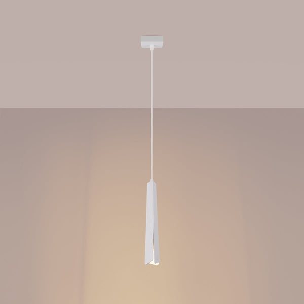 Suspension Prisme Moderne 1 blanc