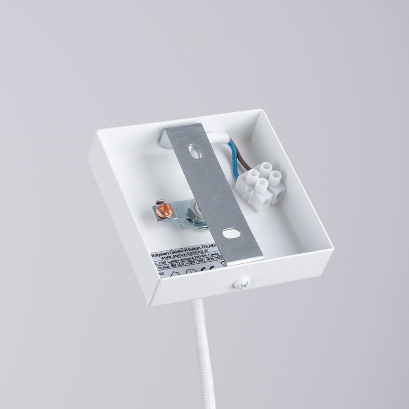 Suspension Prisme Moderne 1 blanc