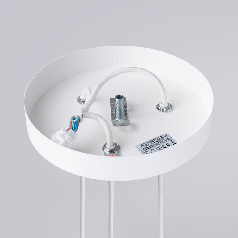 Suspension Prisme Moderne 3P blanc