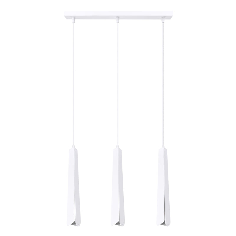 Suspension Prisme Moderne 3L blanc