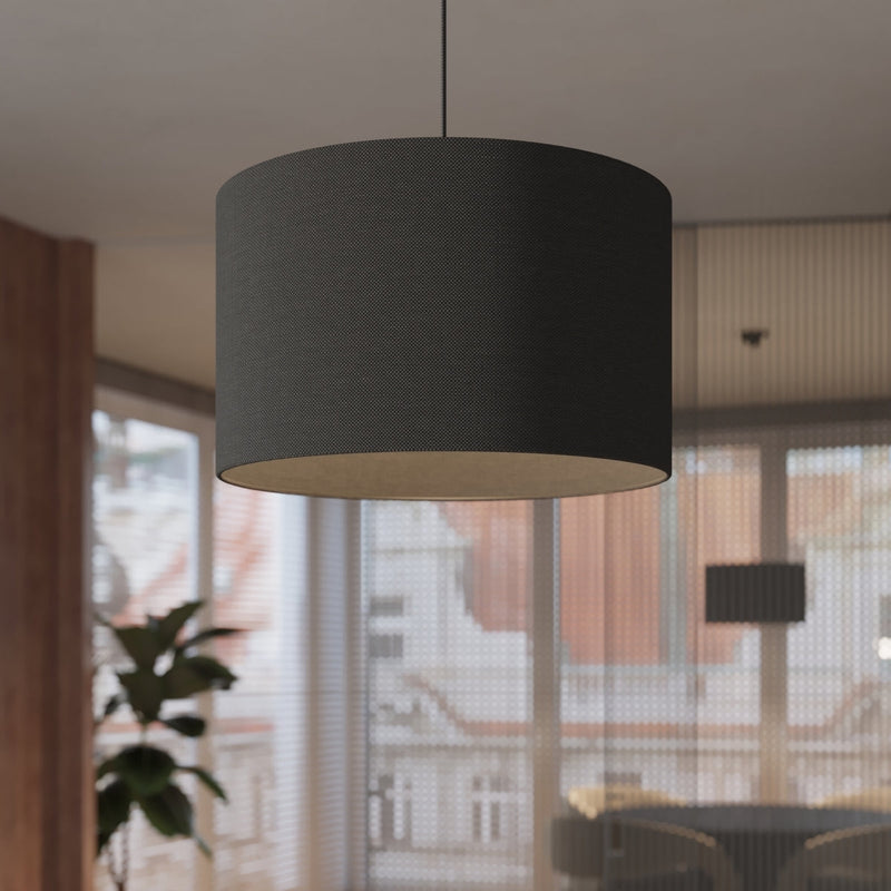 Suspension Loft Cylindrique 30 noir