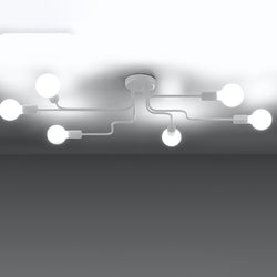 Lustre Design Flex 6 blanc