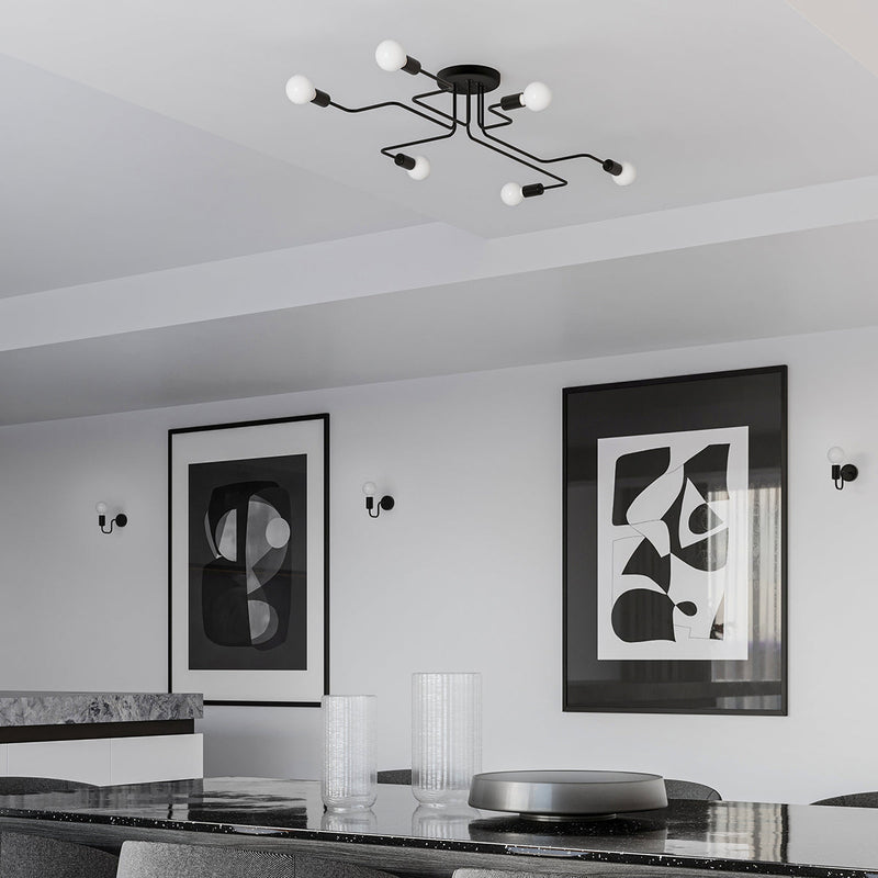 Lustre Design Flex 8 noir