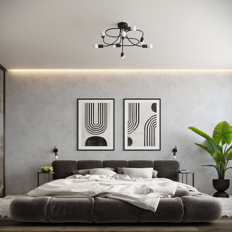 Applique Twist Moderne noir