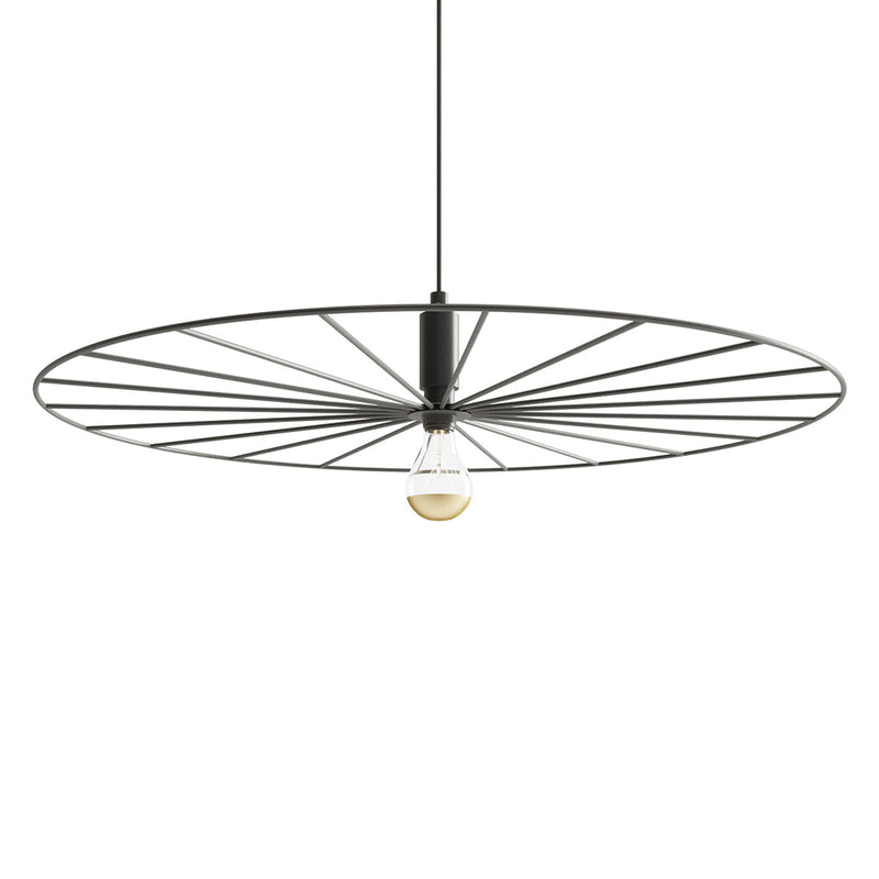 Suspension Roue Lumineuse 60 noir