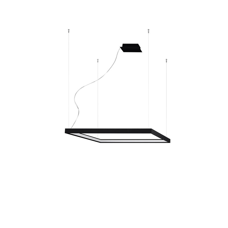 Lustre Carré Pure M noir 3000K