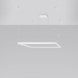 Lustre Carré Pure L blanc 3000K