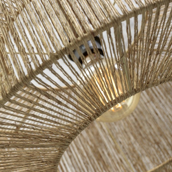 Lampadaire Iguazu Jute et Bambou Naturel 218 cm