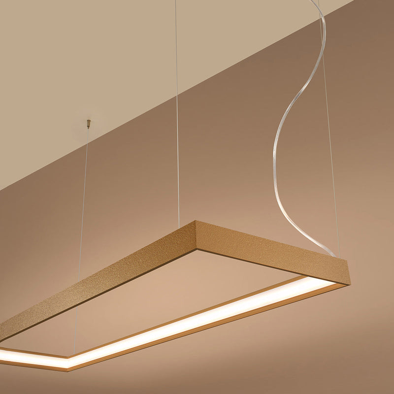 Lustre Rectangle Pure M doré 3000K