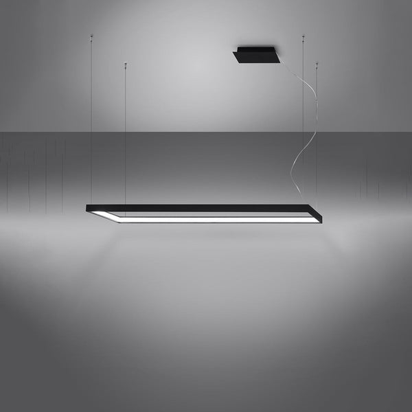 Lustre Rectangle Pure L noir 4000K