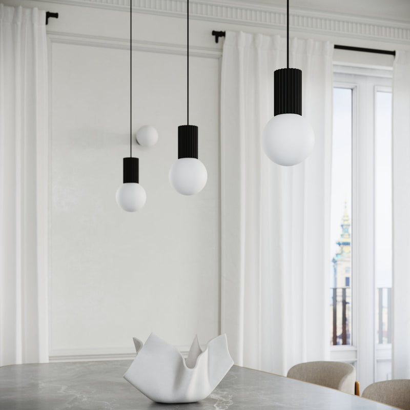 Lampe à Poser Halo Noire