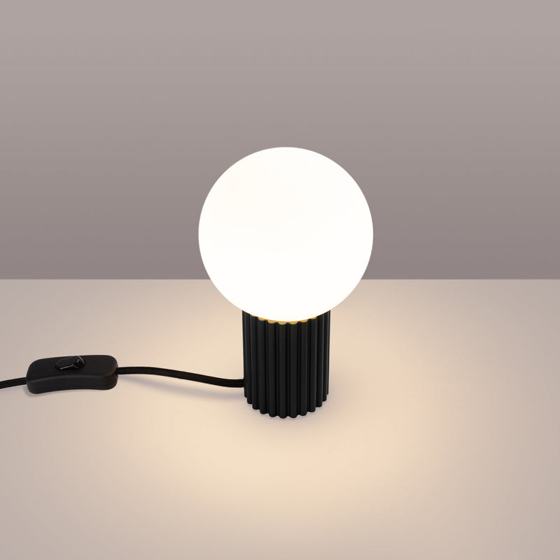 Lampe à Poser Halo Noire