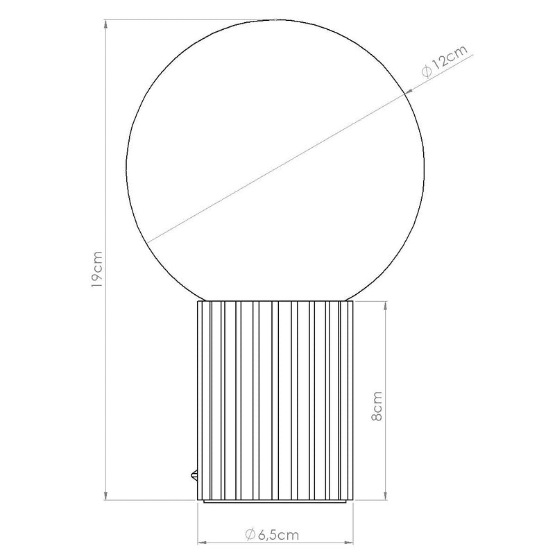 Lampe à Poser Halo Beige