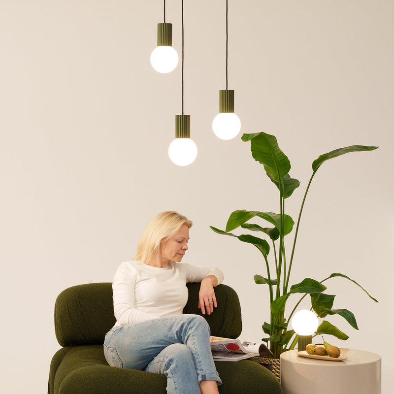 Suspension Halo 1 Vert Olive
