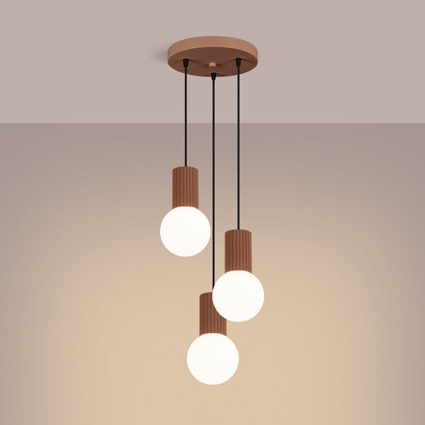 Suspension Halo 3P Moka