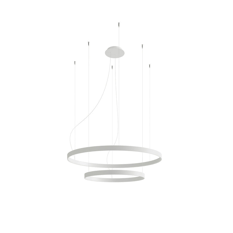 Lustre Anneau Solis 2 55/78 blanc LED 3000K