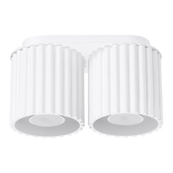 Plafonnier AURA 2 blanc GU10