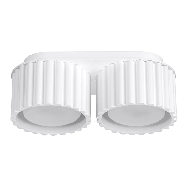 Plafonnier AURA 2 blanc Gx53