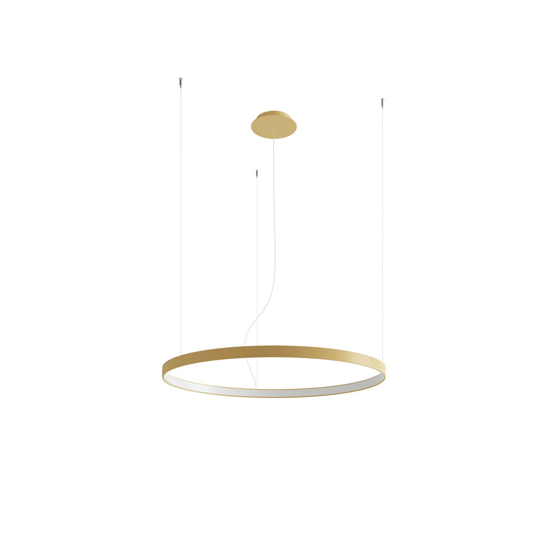 Lustre Anneau Solis 78 doré LED 4000K