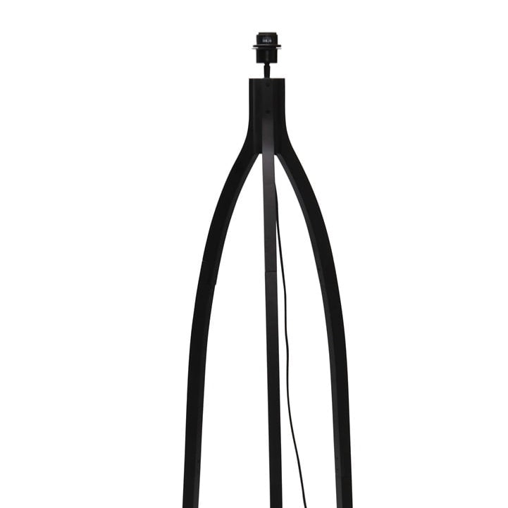 Lampadaire Java 3 Pieds Bambou Noir 150 cm