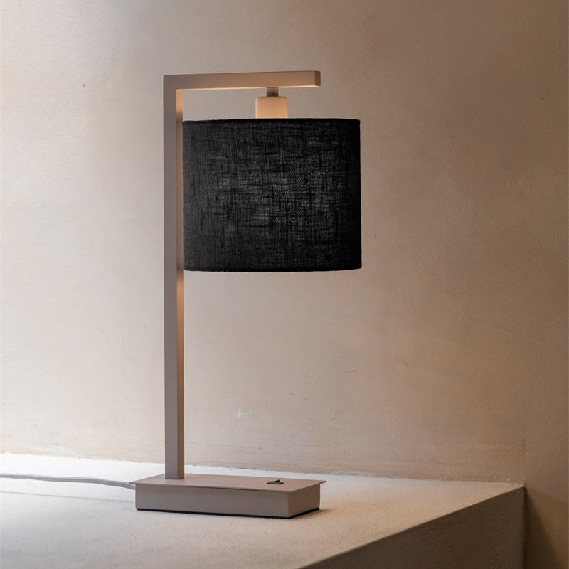 Lampe de Table Boston Sable et Noir