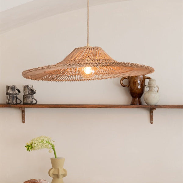 Suspension Cancun Rotin Naturel 70 cm