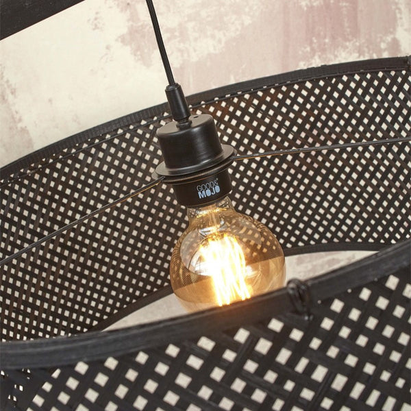 Lampadaire Java XL Bambou Noir 218 cm