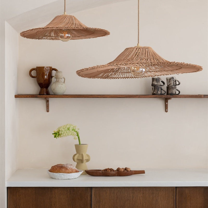 Suspension Cancun Rotin Naturel 70 cm