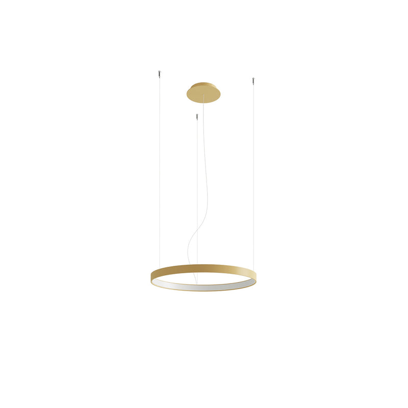 Lustre Anneau Solis 55 doré LED 3000K