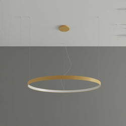 Lustre Anneau Solis 110 doré LED 4000K