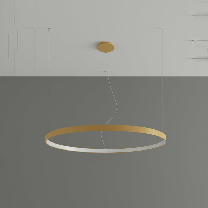 Lustre Anneau Solis 110 doré LED 4000K