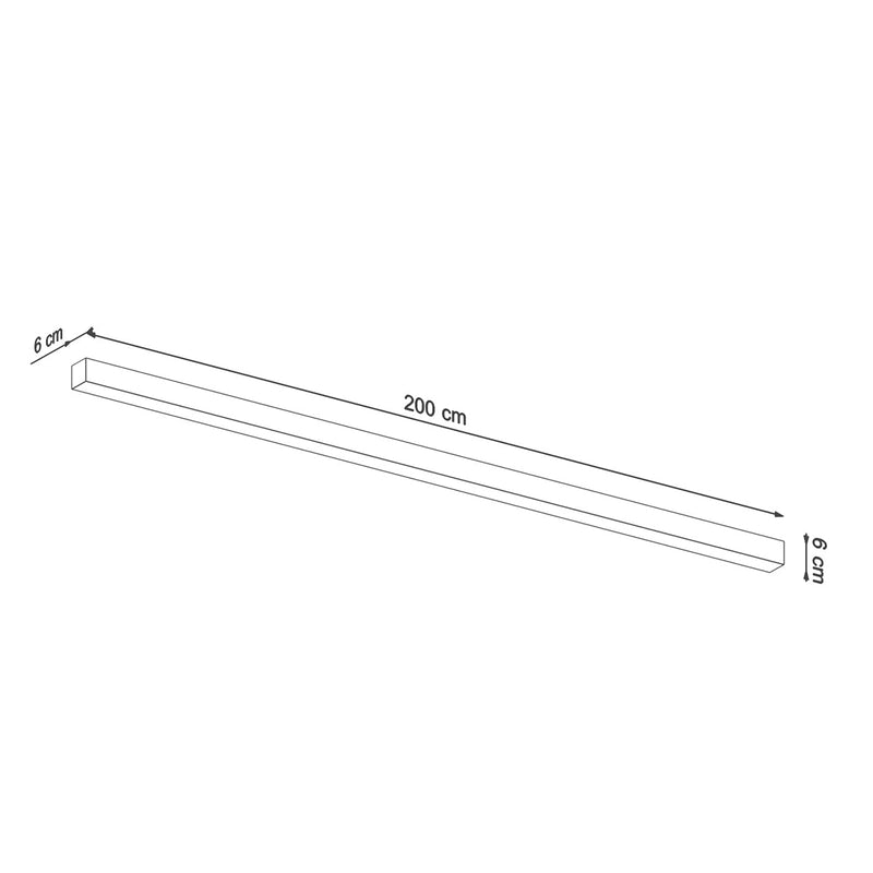 Applique Barre Moderne 200 blanc