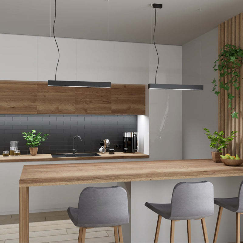 Applique Barre Moderne 200 noir