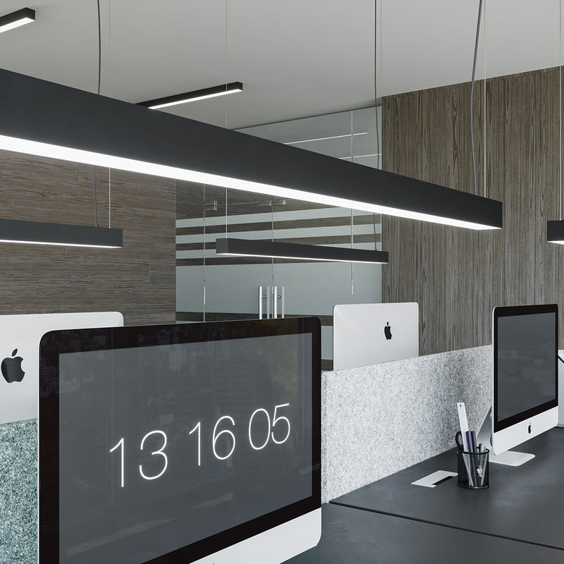 Plafonnier Barre Moderne 200 gris