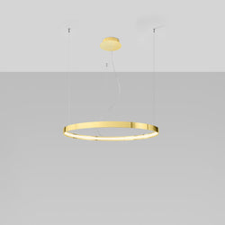 Lustre Anneau Solis 78 or poli LED 3000K