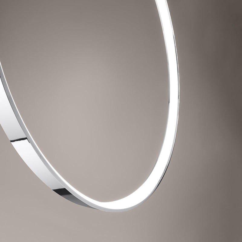 Lampe suspendue Anneau Solis 78 chrome LED 4000K